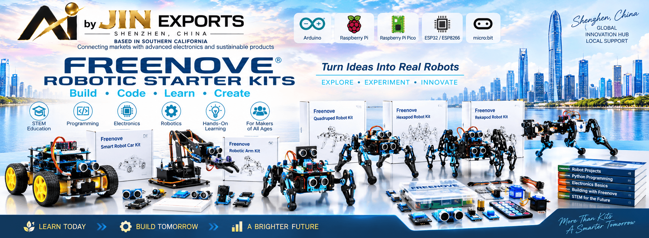 Home freenove robotic starter kits header